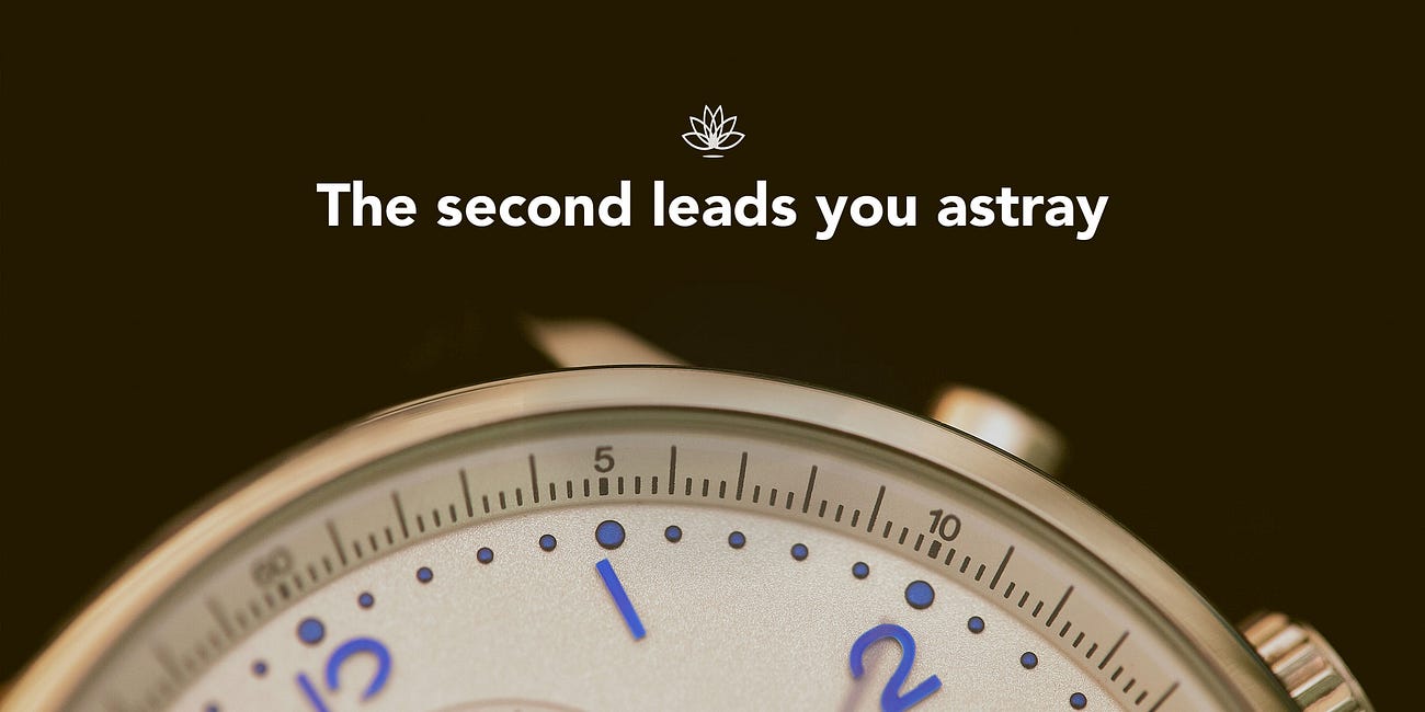 The second leads you astray