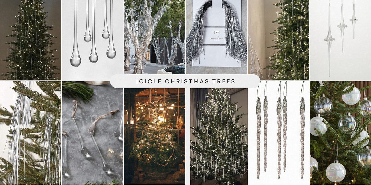 Icicle Christmas Trees