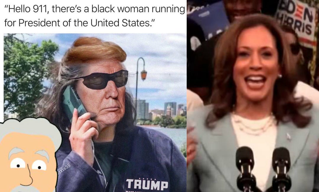 BEHOLD! Kamala Now Leads Donold By 5 Points! HA-HA!