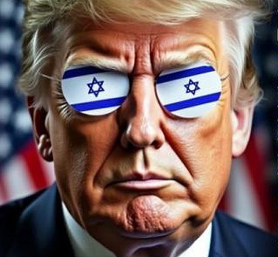 Super Trump the Zionist Vows to Crush "Antisemitism"