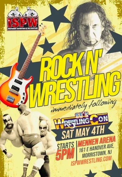 Saturday: ISPW Rock N' Wrestling in Morristown