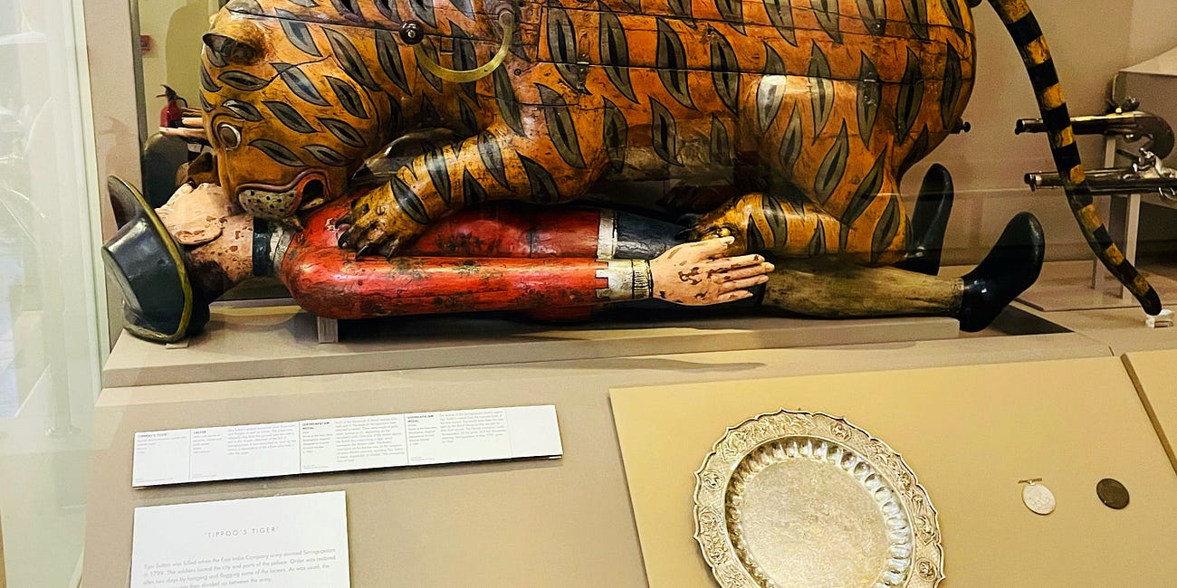 Walking around a museum