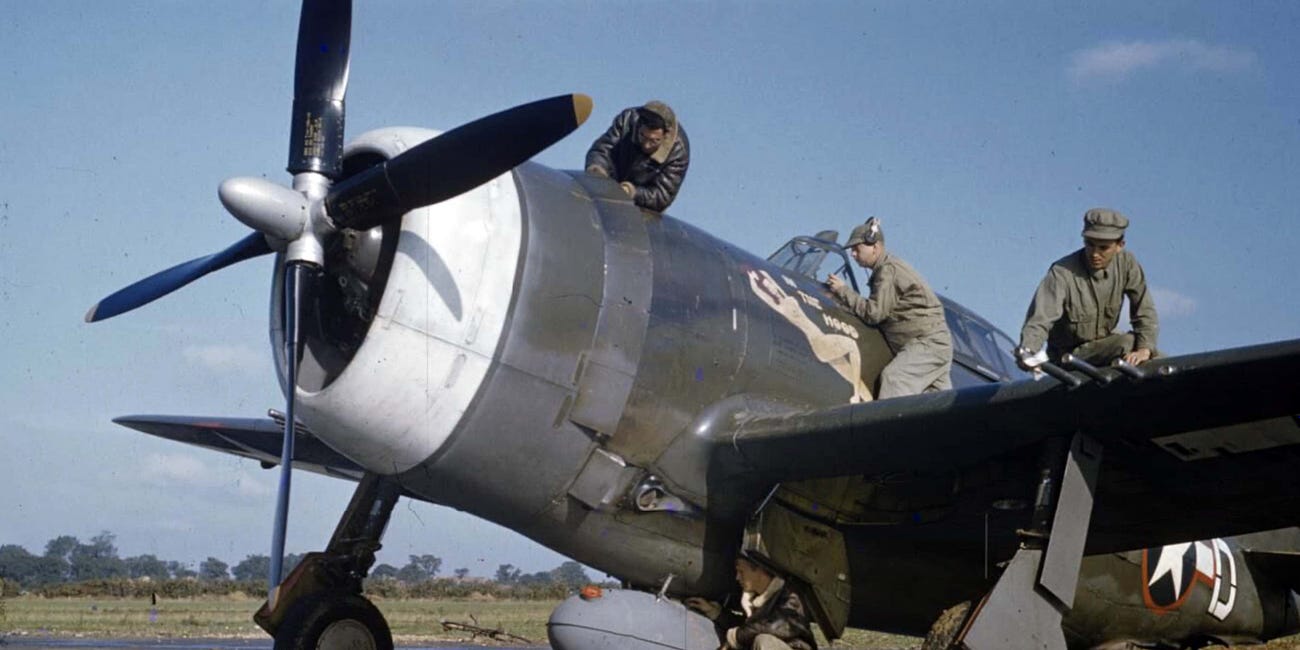 USAAF fighters surprise the Luftwaffe 