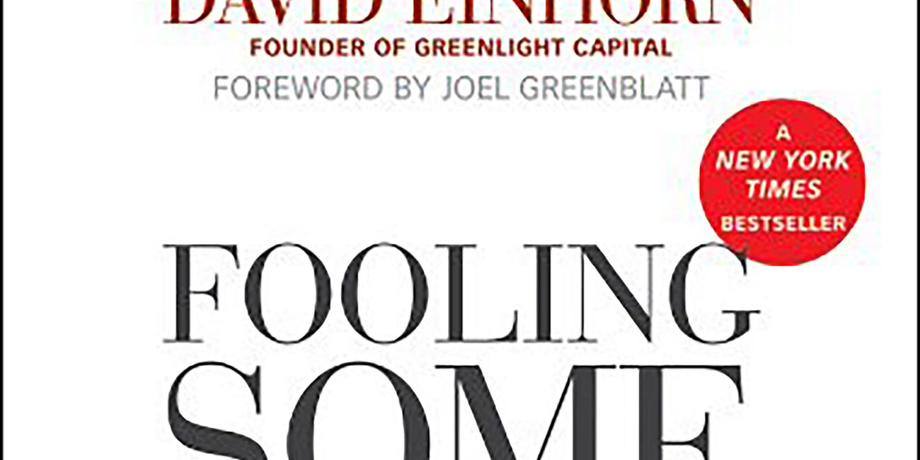 Review: Fooling Some of the People All the Time, by David Einhorn