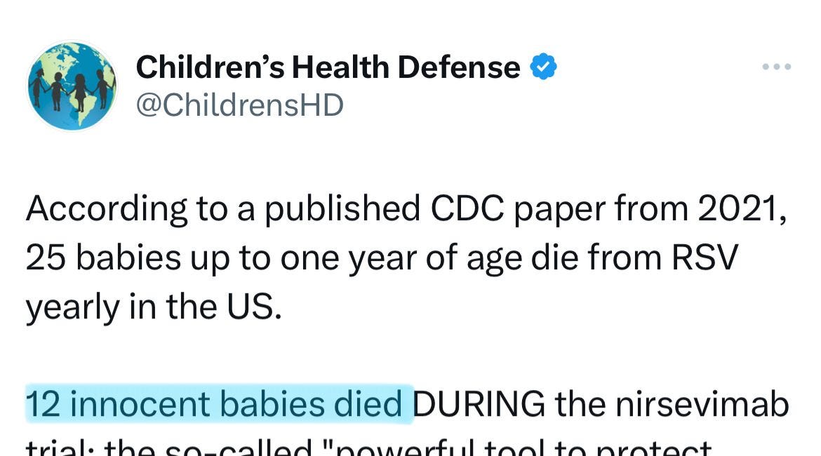 The Newest Death Potion, Meant for Newborns! RSV shot killed 12 babies in trials - but now they plan to give it to EVERY new baby anyway. Is eugenics involved? 