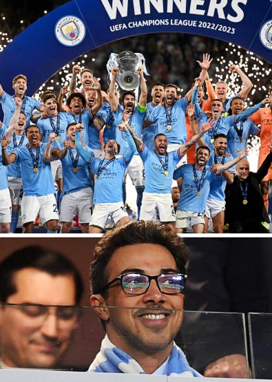 15 Years Patience by Petrodollar (but Not Saudi) Payoff: Historic Treble of Manchester City