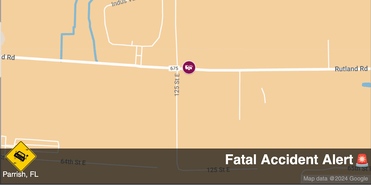 Bradenton Man Killed in Head-On Collision on County Road 675 in Parrish