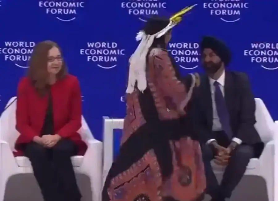 ‘Climate Scientist’ Promoted by Danny Akin at SEBTS Has Pagan Ritual Performed Over Her at World Economic Forum
