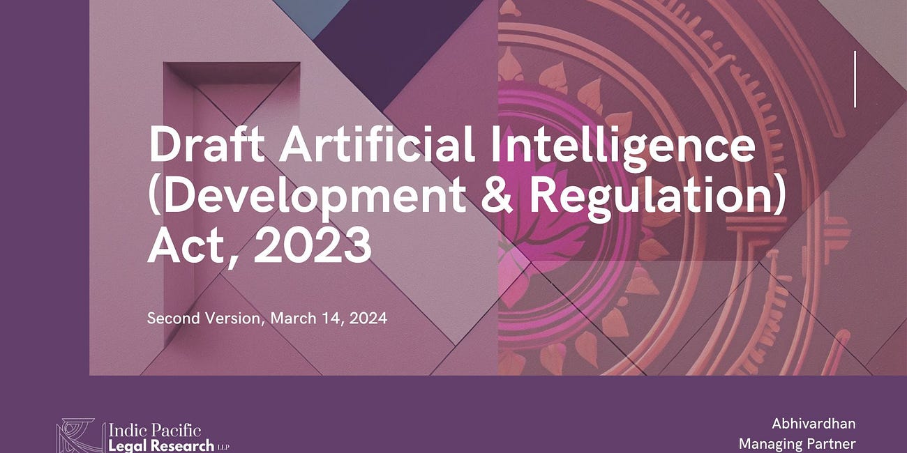 [Draft] Artificial Intelligence Act for India, Version 2