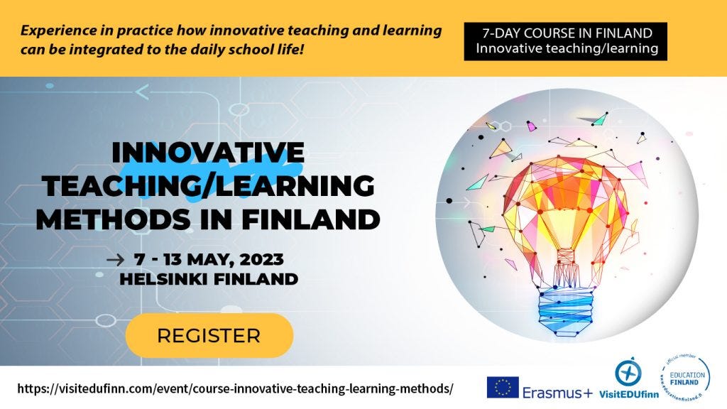 Innovative Teaching/Learning Methods in Finland