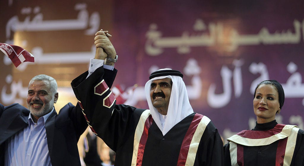 Qatar = Hamas, Hamas = Qatar