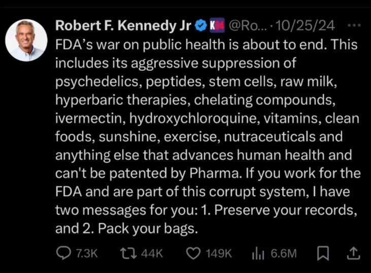 CONFIRM RFK JR TODAY: "Ultimately, the only thing that will save our country and our children is if we choose to love our kids more than we hate each other.”