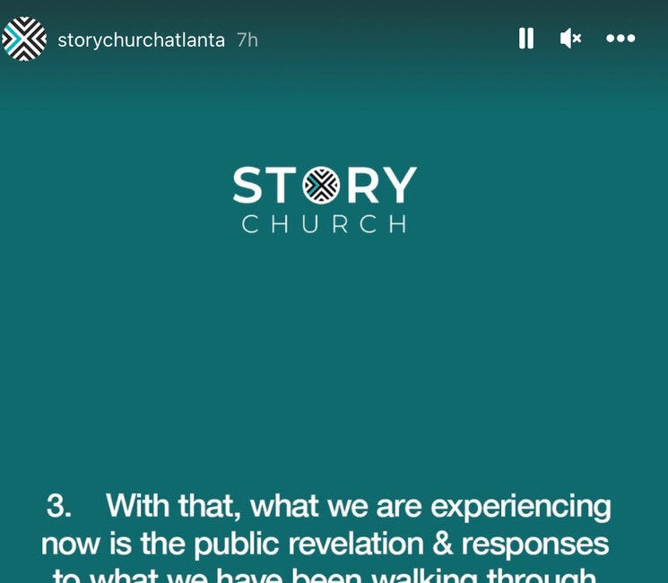 Story Church Issues Statement About Accused Pastor Sam Collier, Then Deletes It (But of course we have it)