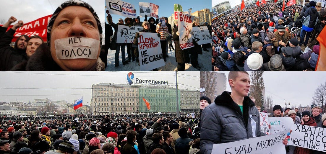 L'opposizione russa: Dicembre 10, 2011 - Proteste contro elezioni falsificate - Parte 2
