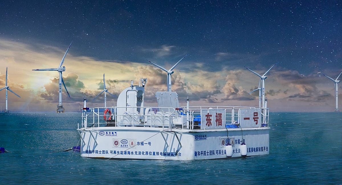 China Leads the Way From Ocean Waves to Clean Hydrogen Fuel