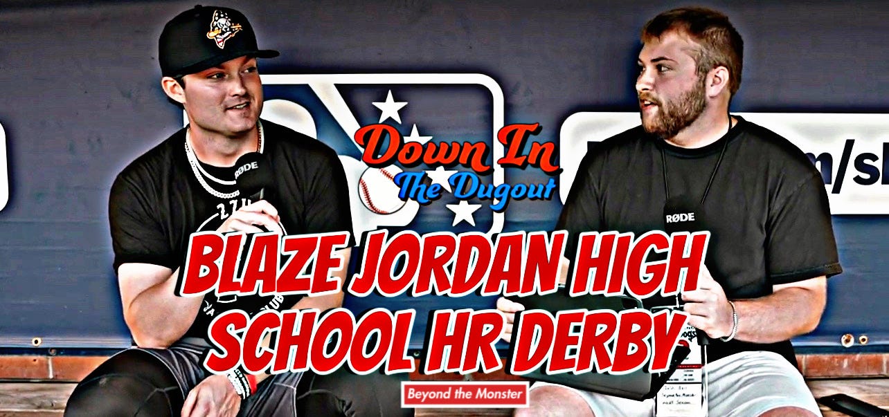 Blaze Jordan talks winning 2019 High School Home Run Derby