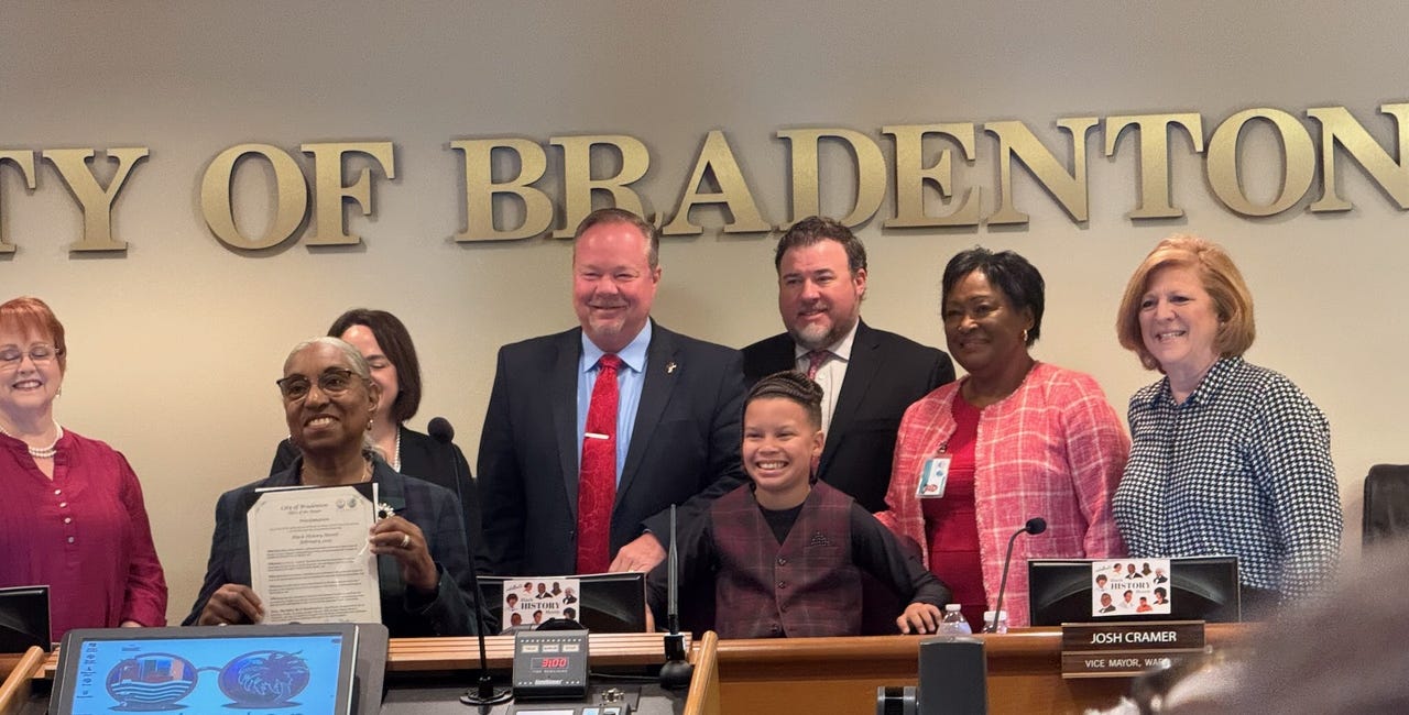 Jessie P. Miller Student Serves as "Mayor for the Day" in Bradenton