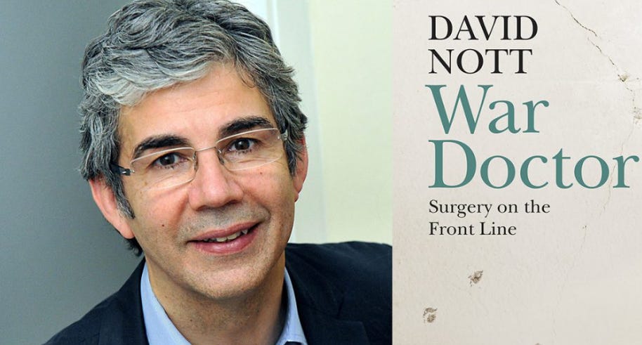 Two War Doctor. Eyewitness by [Brit] Dr David Nott, [Potential More Proof] by [American] Jennifer Koonings