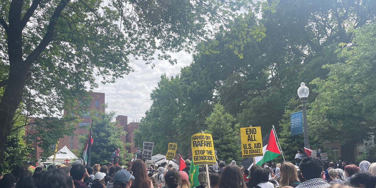 The battle to frame campus Gaza protests 