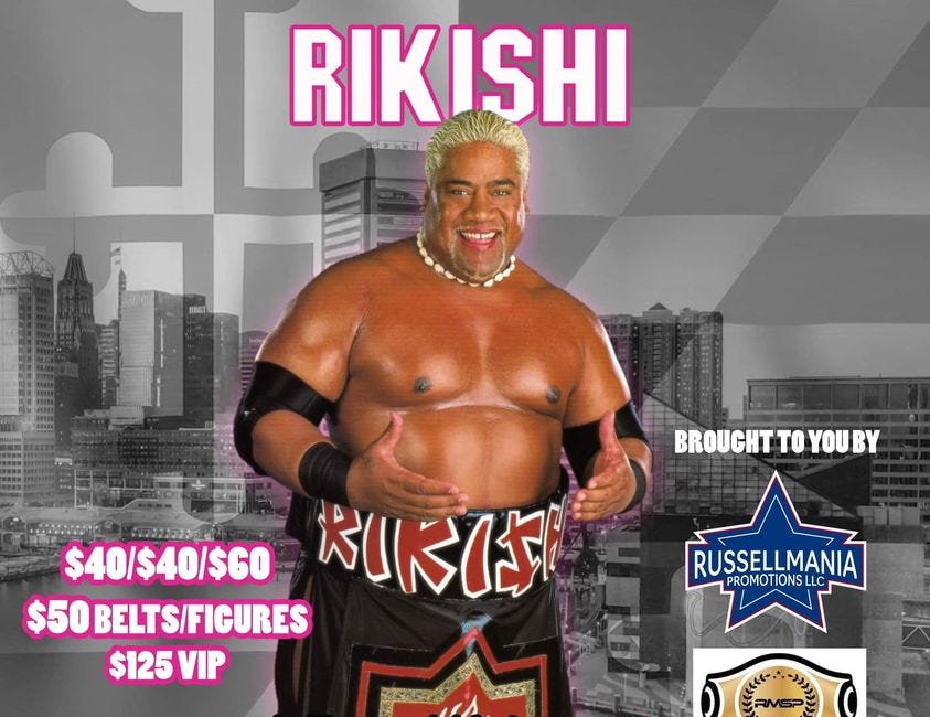 Rikishi is coming to Baltimore Celebfest