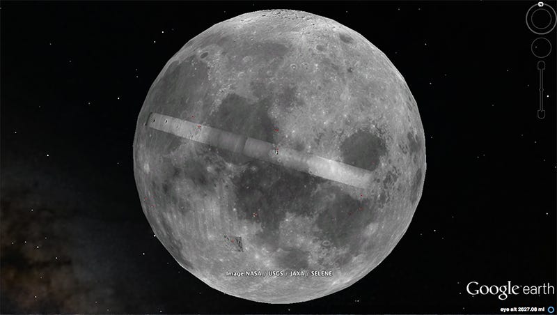 MYSTERIOUS MOON AND MARS IMAGES