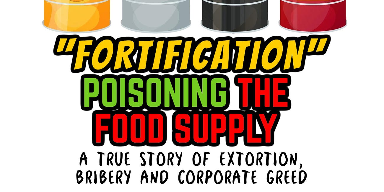 POISON FOOD SUPPLY: History of "FORTIFICATION"☢️ Adding TOXIC CHEMICALS Under the Guise of VITAMINS (a Massive PSYOP)☠️ PART 1 