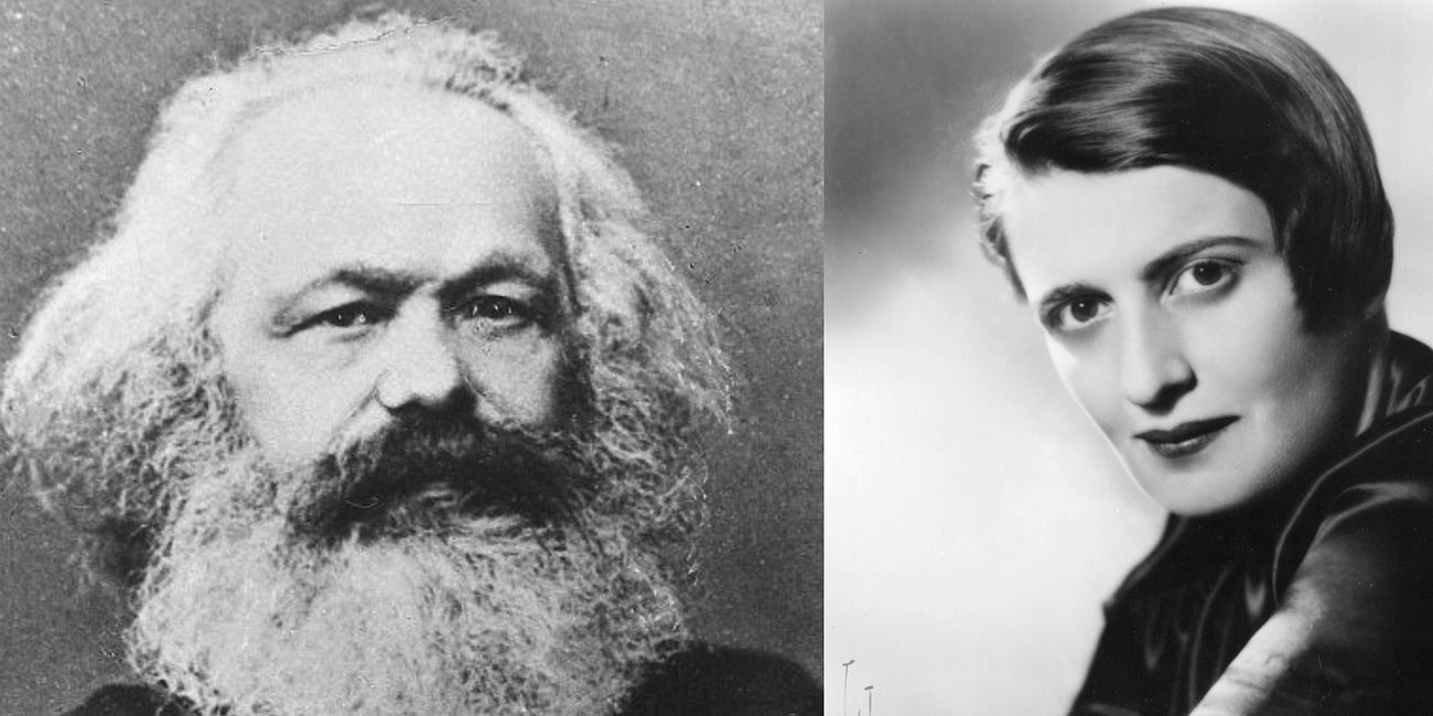 Why Universities Should Teach Ayn Rand Alongside Karl Marx