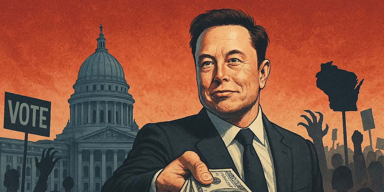 Elon Musk’s Wisconsin Invasion: Democracy’s Turning Point or the Next Step Toward Autocracy?