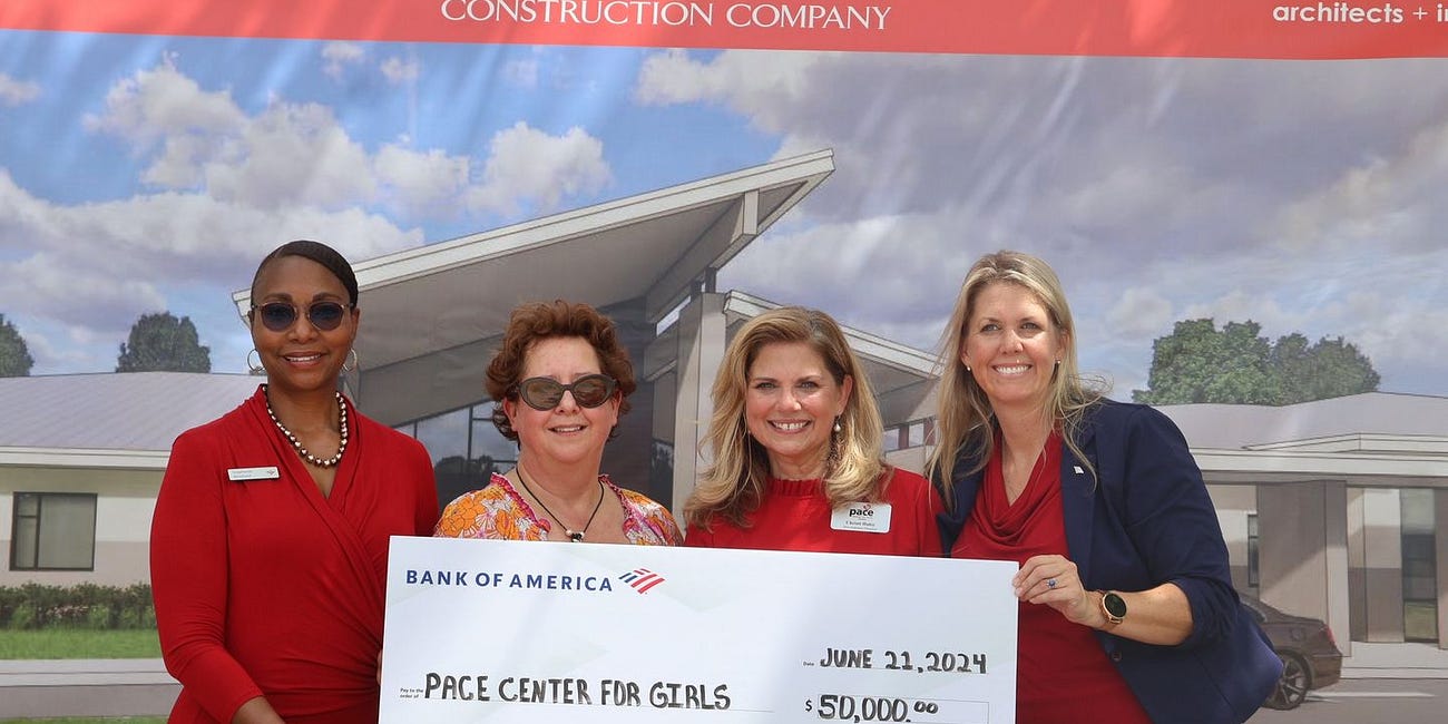 Bank of America Supports Pace Center for Girls Manatee's Expansion Efforts