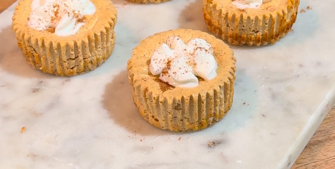 Healthier Pumpkin Spice Mini Cheesecakes: The Perfect Fall Dessert!