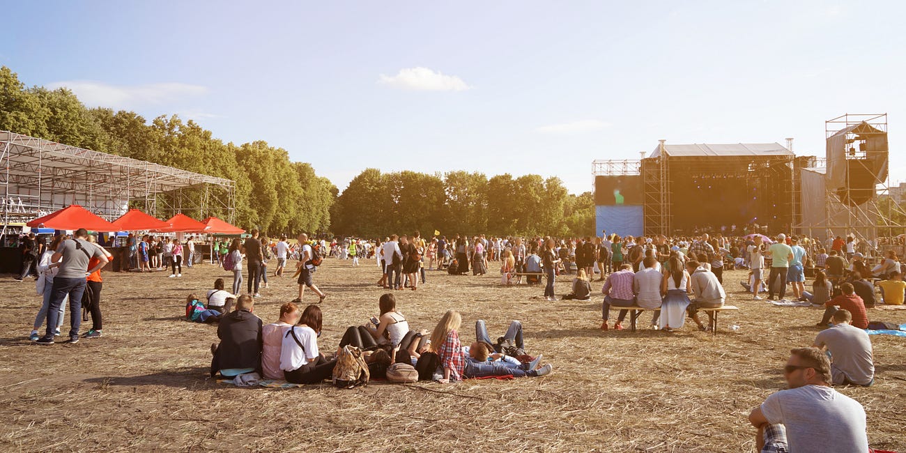 What happened to the Great Lines music festival?