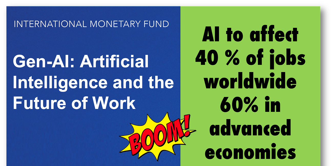 IMF: 60% of Jobs in Advanced Economies Impacted by AI! 