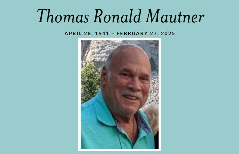 Rest in Peace, Thomas Ronald Mautner