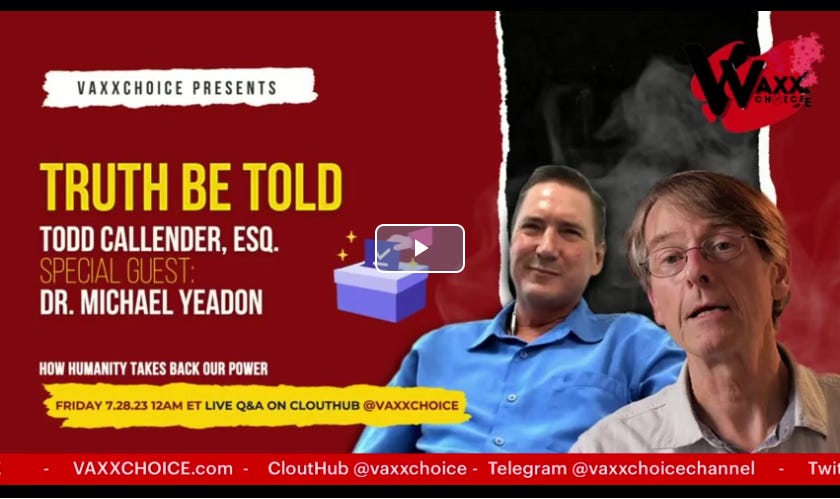 TRUTH BE TOLD: Todd Callender Interviews Dr. Mike Yeadon