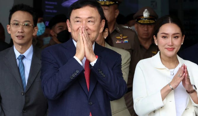 BREAKING: Sickness "HOME", Miss His Grandson, Thaksin in Bangkok After Exile and His Close Friend Thavisin to be New Thai Prime Minister in Same Day