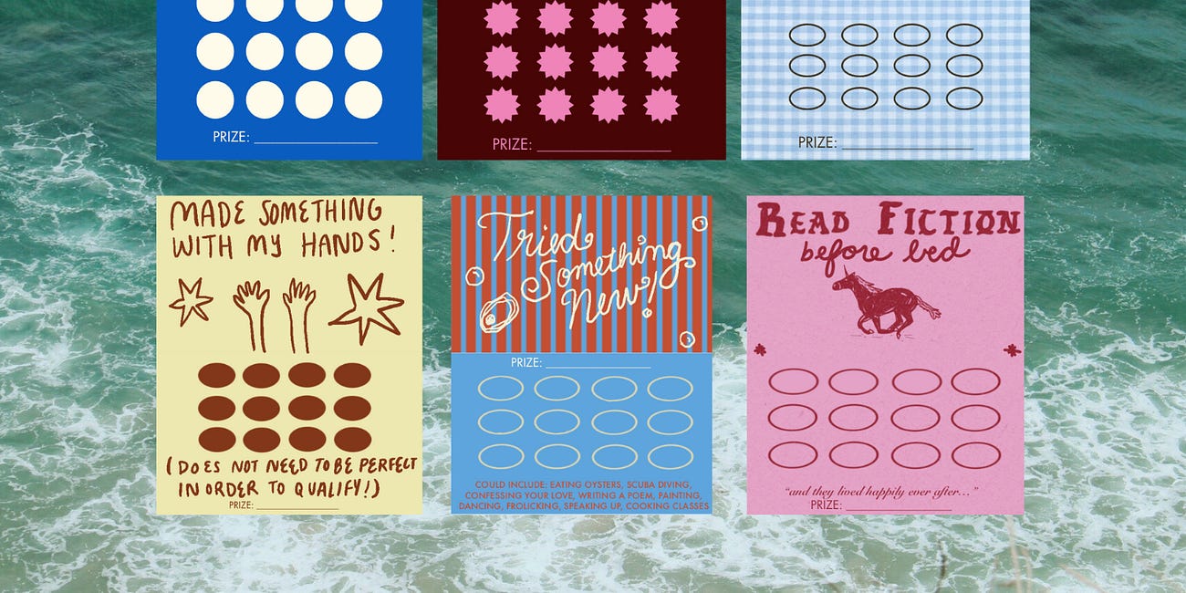 Printable Punch Cards: June's Zine Delivery