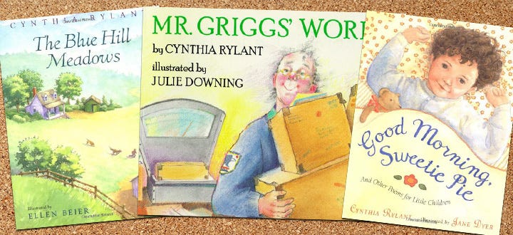 Three Gems by Children's Author Cynthia Rylant
