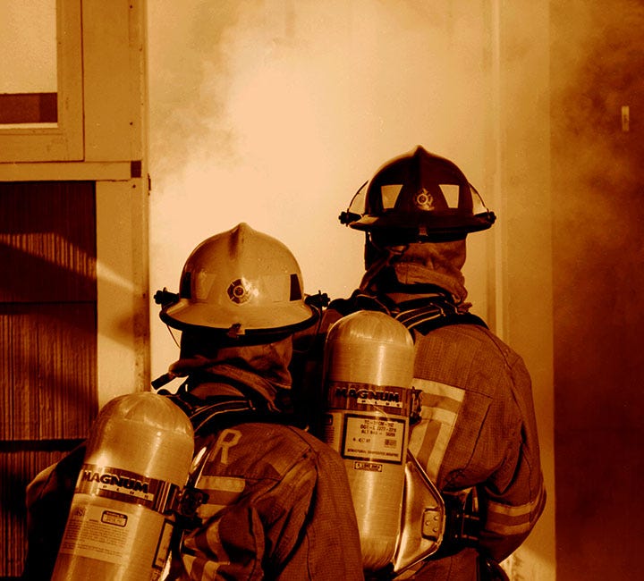 On Assignment: Photographing Firemen and the House on Fire