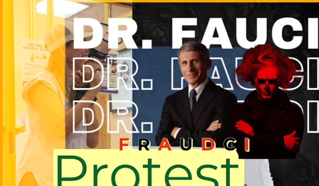 Fauci Protest with Steve Kirsch & Friends