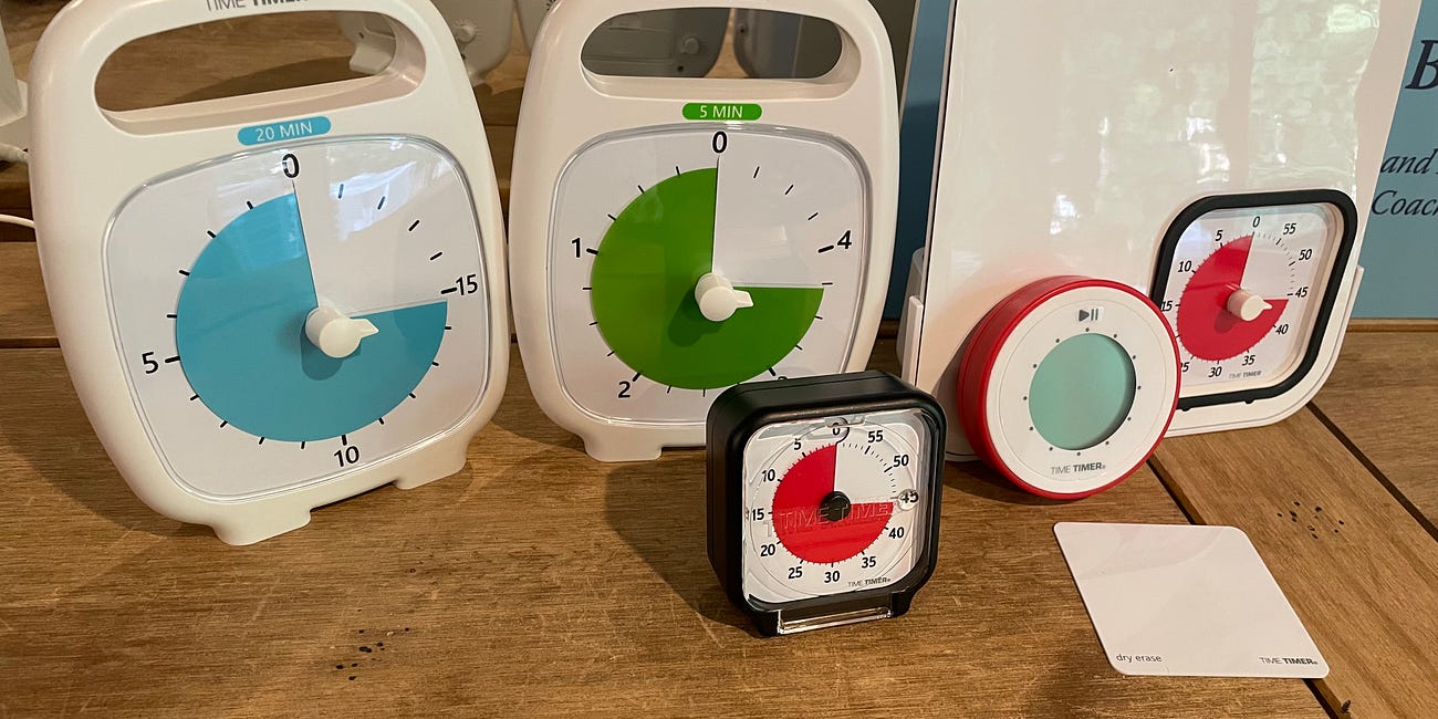 Time Management Series Part 2-Using Visual Timers(they are NOT just for kids!) Executive Functioning Dysfunction Diaries #8