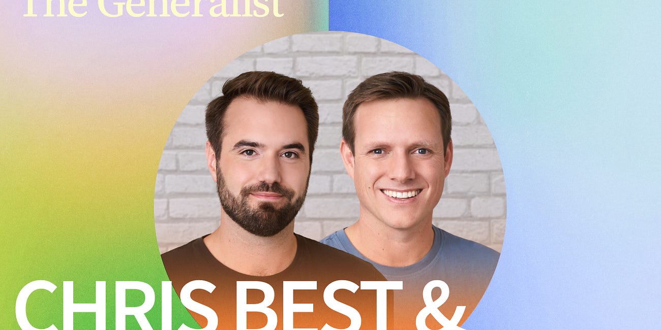 The Substack Playbook: Inside The $650M Platform Rewriting Media, Trust, and Creator Economics | Chris Best & Hamish McKenzie (Co-Founders)