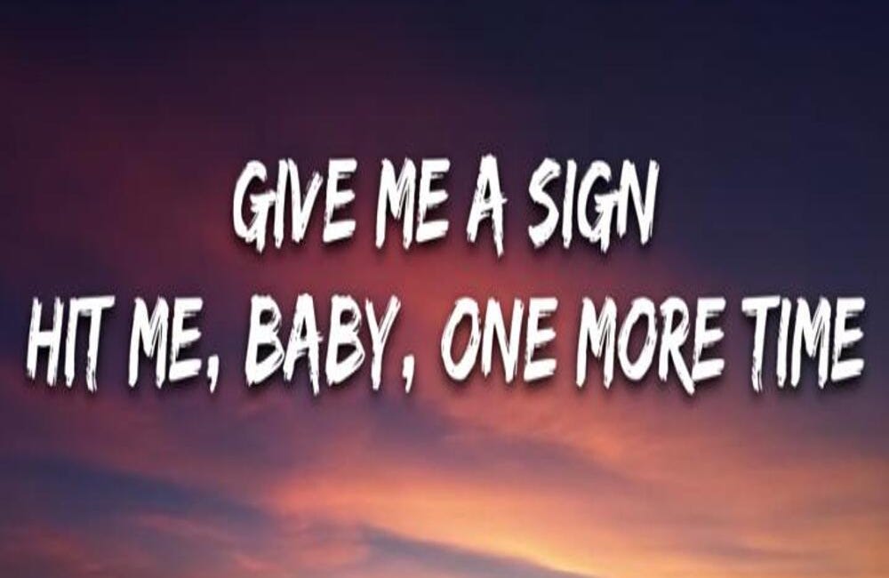 The parable of, "Hit me baby, one more time" 