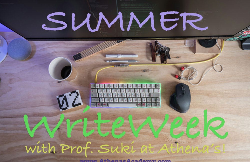 The importance of summer writing time