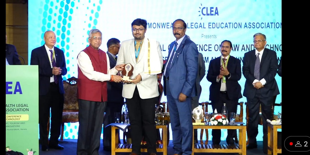 Speaking in the CLEA International Conference on Law and Technology