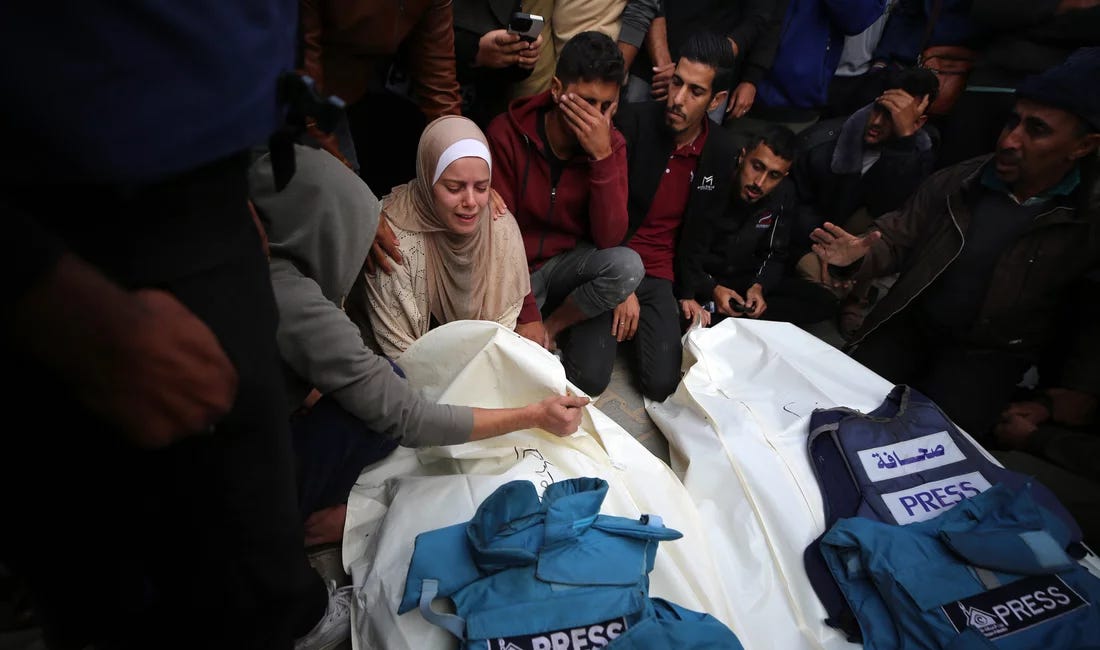 #Urgente. En su guerra contra la prensa, Israel convoca a asesinar a seis periodistas