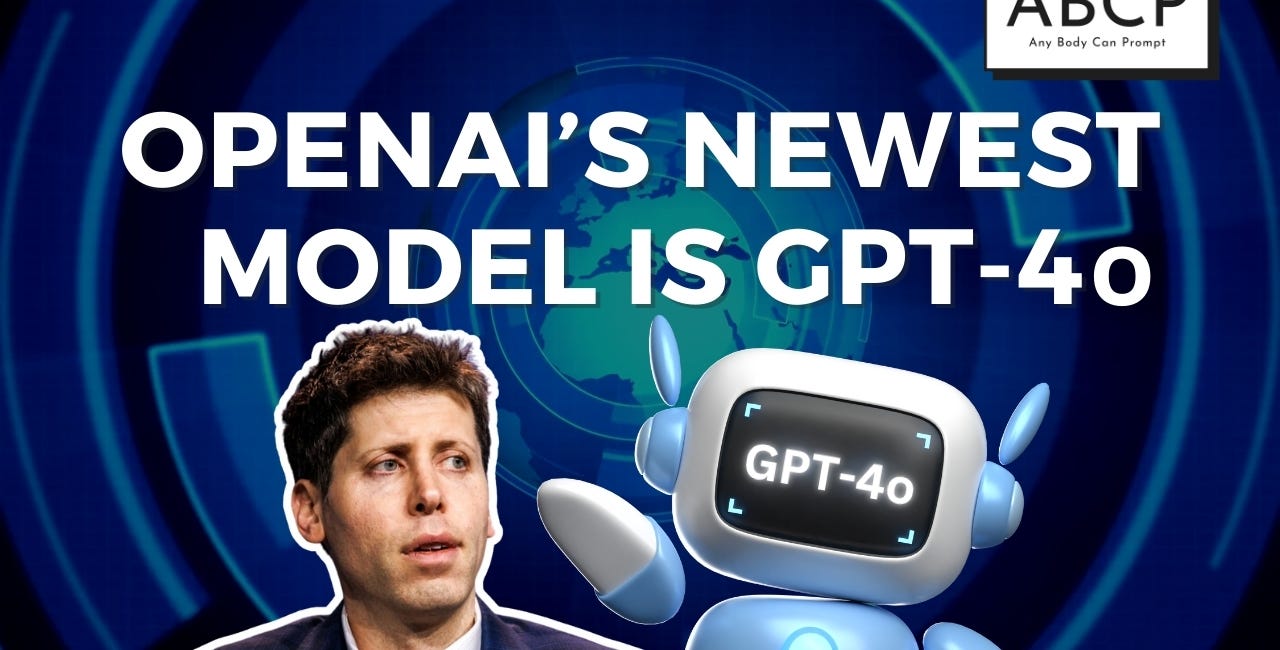 OpenAI Announces New Model GPT-4o and Desktop App in Spring Update
