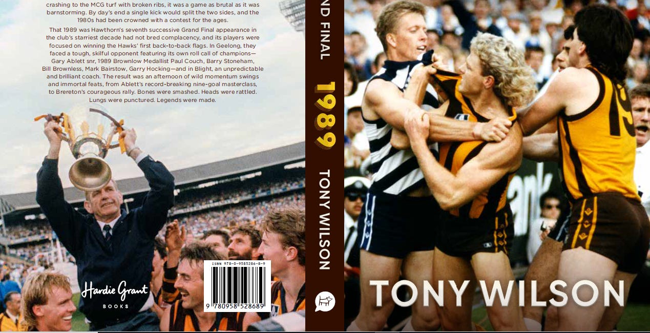 1989: The Great Grand Final — reprint, copies now available
