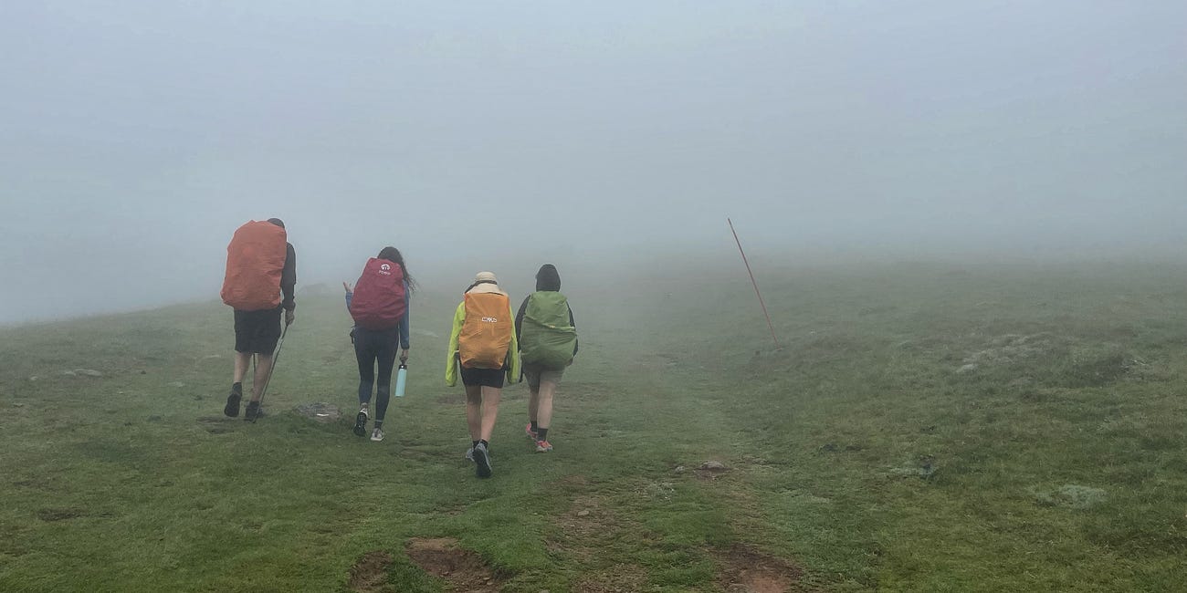 Footsteps Through the Fog: The First Day on the Camino de Santiago