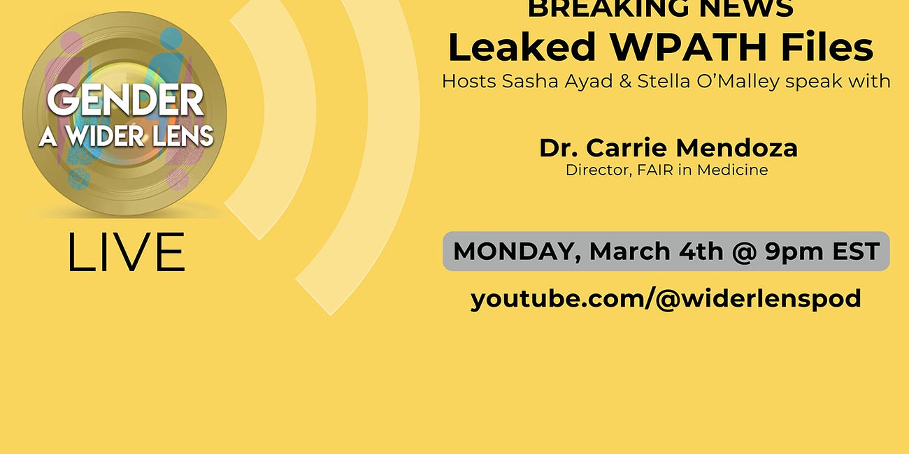 Watch our Live! Breaking News Episode Talking About The Leaked WPATH Files