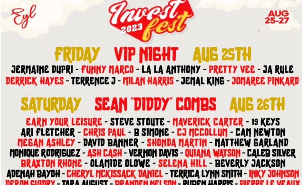 My first Invest Fest